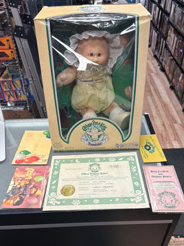 Clea Joette Preemie with Papers Box (Vintage CPK Cabbage Patch Kid, Coleco)