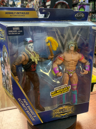Papa Shango & Ultimate Warrior (WWE Elites, Mattel) SEALED - Bitz & Buttons