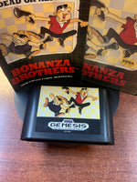 Bonanza Brothers: Wanted Dead or Alive (Sega Genesis, Vintage Video Games) COMPLETE - Bitz & Buttons
