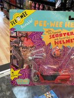 Pee Wee Herman with Scooter (Vintage Pee-Wee’s Playhouse, Matchbox)