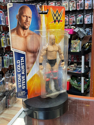 Stone Cold Steve Austin Red Braces (WWE Basic, Mattel) **SEALED** - Bitz & Buttons