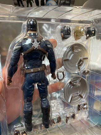 Captain America The Winter Soldier Stealth Suit No.202 (Medicom Mafex, The Infinity Saga) OPEN\COMPLETE - Bitz & Buttons