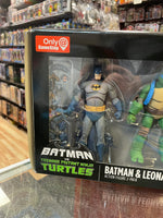 Batman & Leonardo 2 Pack (Batman Vs Teenage Ninja Turtles, DC Collectibles) NEW/OPEN