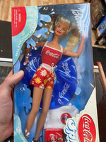 Inflatable Tube Coca Cola Splash Barbie #25590 (Vintage Barbie, Mattel) SEALED - Bitz & Buttons