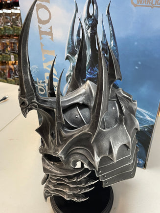 Helm of Domination Lich King Statue (Blizzard, World Of Warcraft) OPEN BOX - Bitz & Buttons