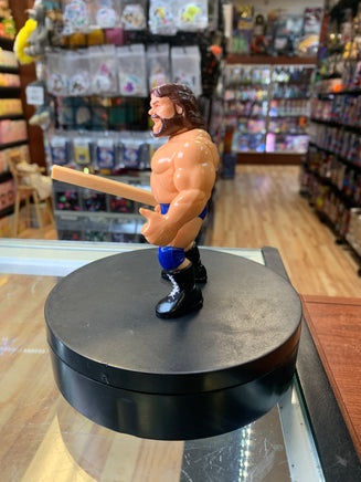 Hacksaw Jim Duggan with Wood 9057 (Vintage WWF WWE, Hasbro) - Bitz & Buttons