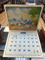 16 Month Calender -1982/1983- (Vintage Smurfs, Schleich Peyo)