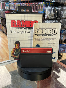 Rambo First Blood Part II 1362 (SEGA Master System SMS, Video Games) **COMPLETE**