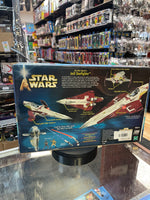 Obi Wan Jedi Starfighter (Vintage Star Wars, Hasbro) **COMPLETE**