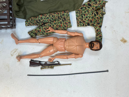 Adventure Team White Tiger Hunt (Vintage 12” GI Joe, Hasbro) **Original** - Bitz & Buttons