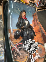 Harley Davidson Brunette Hair BArbie #22256 (Vintage Barbie, Mattel) **SEALED**