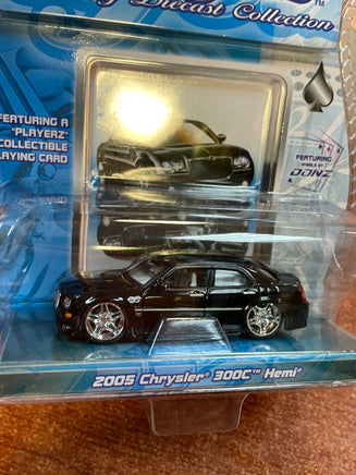 Black 2005 Chrysler 300C Hemi (Playerz Luxury Diecast Collection, Maisto) SEALED - Bitz & Buttons