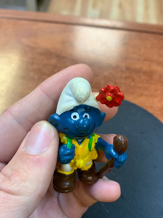 Hiker Smurf 20041   (Vintage PEYO, Schleich) - Bitz & Buttons