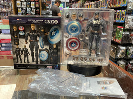 Captain America The Winter Soldier Stealth Suit No.202 (Medicom Mafex, The Infinity Saga) OPEN\COMPLETE - Bitz & Buttons