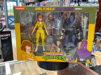 April O'Neil vs Bashed Foot Soldier 2 Pack (TMNT Teenage Ninja Turtles, Neca) SEALED - Bitz & Buttons