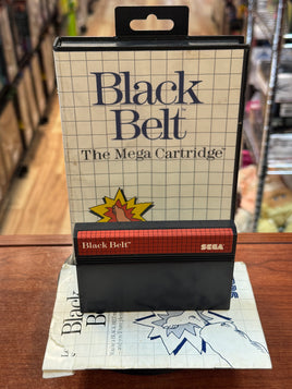 Black Belt with Box & Manual (Vintage Sega Master System, Video Game)