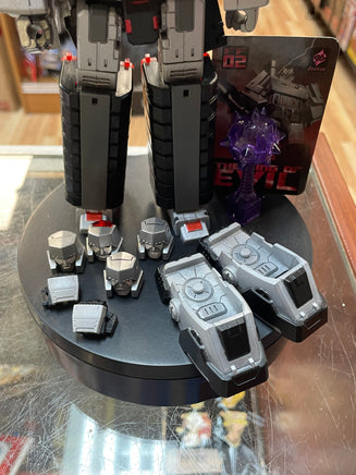 Toyworld TW-01 Hegemon Megatron With Fire Fair FF-02 Add On Kit (Transformers KO, 3rd Party) INCOMPLETE - Bitz & Buttons