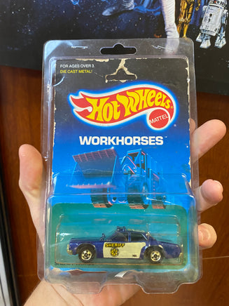 Sheriff Patrol Workhorses 9526 (Vintage Hot Wheels, Mattel) SEALED - Bitz & Buttons