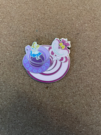 Alice Tea Party Mystery Attractions (Walt Disney World, Pin Traders) - Bitz & Buttons