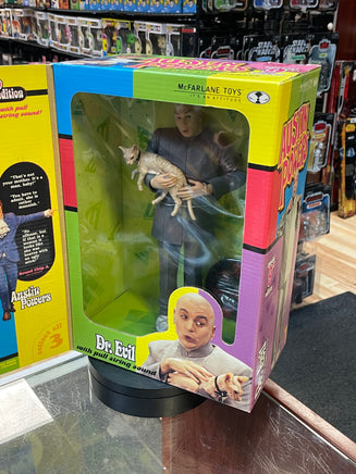 Dr.Evil 9" With Pull-String Sound (Austin Powers, Vintage McFarlane) SEALED - Bitz & Buttons