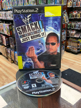 WWF Smackdown Just Bring It (Sony Playstation PS2, Video Games) **TESTED**