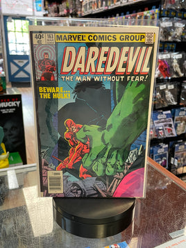 Daredevil #163 -Frank Miller/Hulk Battle-  (Marvel, Comics) Good