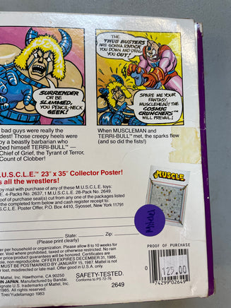 Mighty Maulers Set 3 #2649 (Vintage Muscle Men, Mattel) COMPLETE - Bitz & Buttons