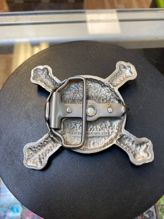 Smiley Psychotic Chaos Belt Buckle ( Vintage Lady Death) LOOSE - Bitz & Buttons