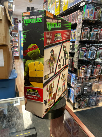 Raphael as The Rock (TMNT Ninja Turtles WWE, Playmates) SEALED - Bitz & Buttons