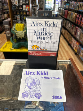 Alex Kidd in Miracle World 0823 (SEGA Master System SMS, Video Games) **COMPLETE**