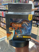 Orange Velociraptor (Jurassic Park Hammond Collection, Mattel) SEALED - Bitz & Buttons