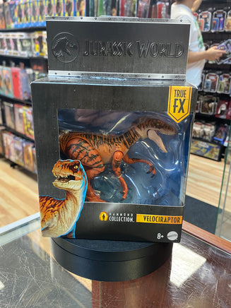 Orange Velociraptor (Jurassic Park Hammond Collection, Mattel) SEALED - Bitz & Buttons