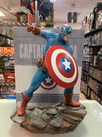 Avengers Assemble Captain America Statue (Marvel, SideShow) Open Box