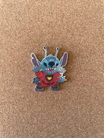 Stitch in suit (Walt Disney World, Pin Traders) - Bitz & Buttons