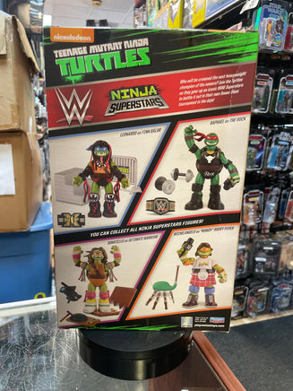 Raphael as The Rock (TMNT Ninja Turtles WWE, Playmates) SEALED - Bitz & Buttons