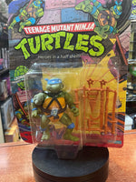 Hard Head Leonardo -10 Back-  (Vintage TMNT Ninja Turtles, Playmates) **SEALED** - Bitz & Buttons