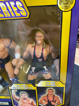 Championship Title Series: Undertaker Rock Owen Hart (Vintage WWF WWE, Jakks Pacific) SEALED - Bitz & Buttons