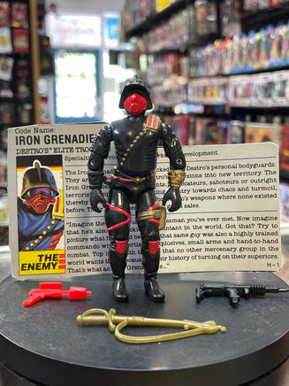 Iron Grenadiers with File Card (Vintage GI Joe, Hasbro) **COMPLETE** - Bitz & Buttons