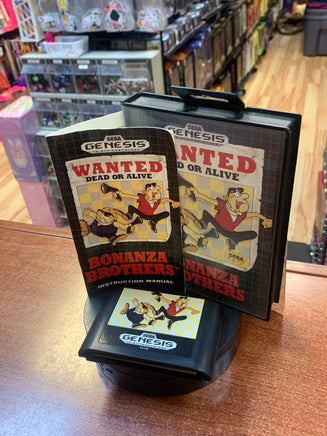 Bonanza Brothers: Wanted Dead or Alive (Sega Genesis, Vintage Video Games) COMPLETE - Bitz & Buttons