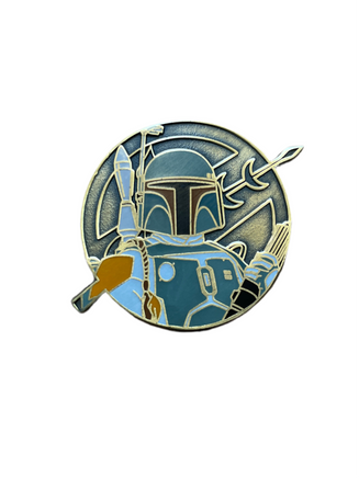 Boba Fett Chibi Enamel (Walt Disney World, Pin Traders) - Bitz & Buttons