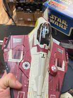 Obi Wan Jedi Starfighter (Vintage Star Wars, Hasbro) **COMPLETE**