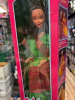 Green Dress Barbie In India 9910 (Vintage Barbie, Leo Mattel)