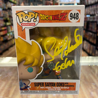 Super saiyan Goku signed by Sean Schemmel (Funko, DragonballZ) *JSA*