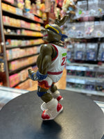 White Jersey Slam Dunkin' Donatello (Vintage TMNT Ninja Turtles, Playmates) - Bitz & Buttons