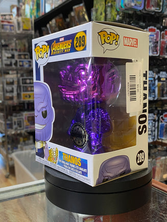 Chrome Thanos #289 (Funko Pop, Marvel) EXCLUSIVE - Bitz & Buttons