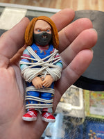 Masked & Bound Chucky (Childs Play Blind Box, NECA) COMPLETE - Bitz & Buttons