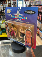 Bret Hart & Owen Hart Family Feud (WWF Bone Crunchers, Jakks Pacific) SEALED