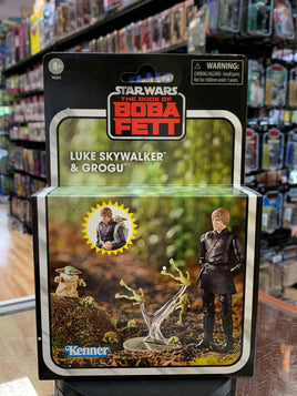 Luke Skywalker & Grogu Deluxe (Star Wars Vintage Collection, Hasbro) SEALED