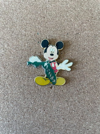 Mickey Mouse Florida State  (Walt Disney World, Pin Traders) - Bitz & Buttons