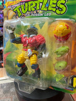 TD Tossin Leo (Vintage TMNT Ninja Turtles, Playmates) SEALED - Bitz & Buttons